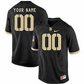 Men's Army Black Knights Black Customized College Jersey,baseball caps,new era cap wholesale,wholesale hats